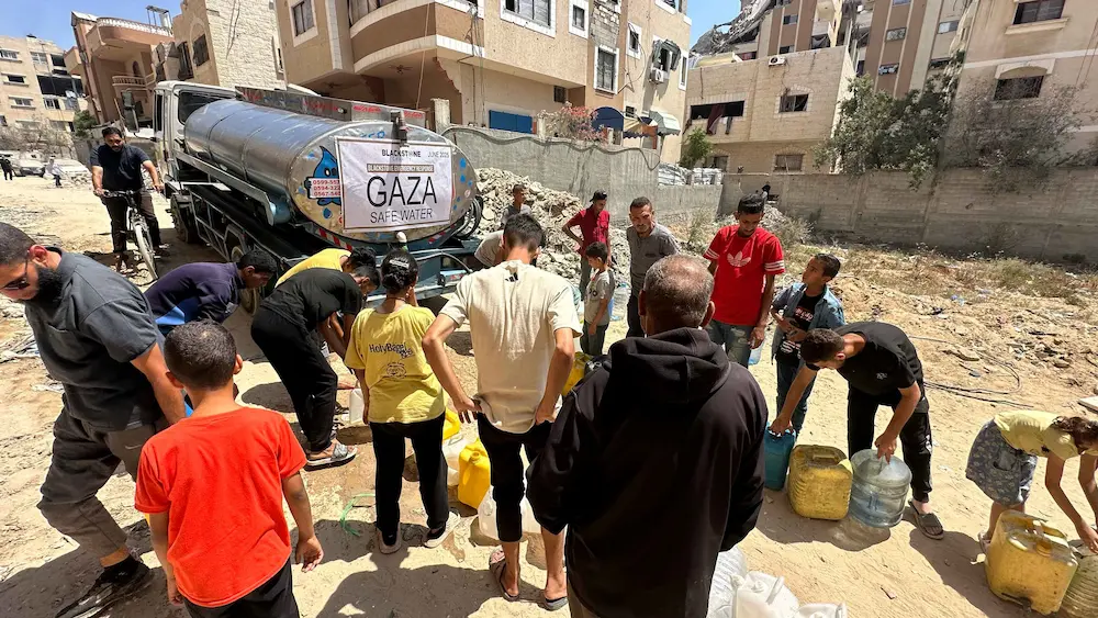 Blackstone’s Continued Relief Work on the Ground in Gaza48f
