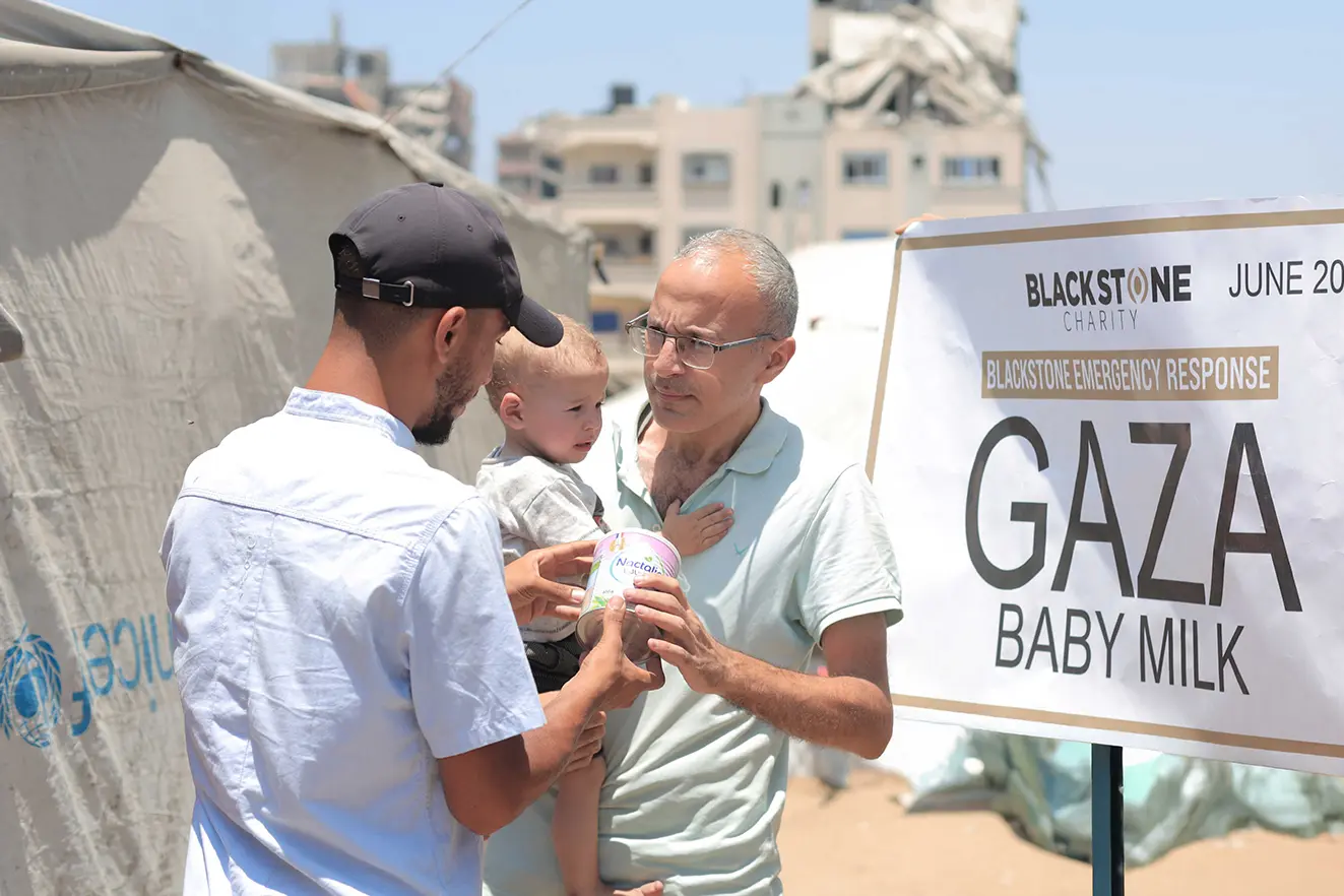 Blackstone’s Continued Relief Work on the Ground in Gaza4ege4f